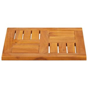 Tavolo da esterno in legno massello Acacia 15.7 Design quadrato "x 15.7" x 0.8" - Product Image 5