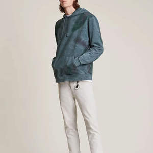 Sweat à capuche personnalisé de haute qualité, 100% coton, effet délavé, épaules tombantes, tissu épais de qualité supérieure. - Product Image 3