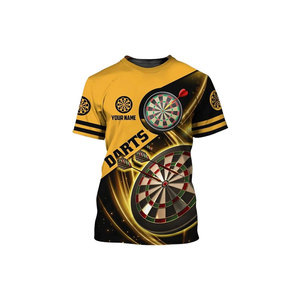 Maillot de sport décontracté personnalisé avec nom et nom d'équipe, écologique, grande taille, pour le golf et le jeu de fléchettes, style unique, vente en gros - Product Image 1