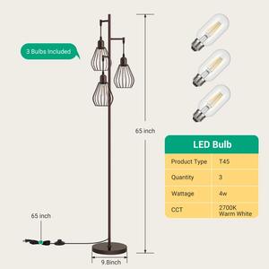 Lampe sur pied en or luxueux avec base en marbre et abat-jour en tissu pour une décoration intérieure élégante - Product Image 2