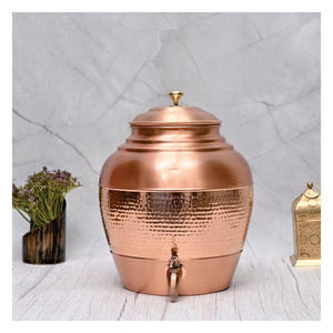 Designer Pure Copper Water <b>Cooler</b> with Leakproof Tap for High-End Residential and Hospitality Projects - Product Image 1