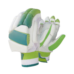 Gants de cricket en cuir de haute qualité, ajustement confortable, rembourrage intérieur doux, coutures durables, forte adhérence, fermeture auto-agrippante - Product Image 1