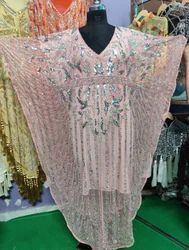 Elegante Abaya Árabe de Lujo, Bordada, Estilo Boho Marroquí, Modesta, Larga hasta el Suelo, de Manga Larga, en Poliéster - Product Image 2