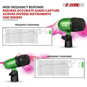 Kit de Micrófonos Profesionales de Condensador Cardioide XLR de 5 Núcleos para Conga, Snare y Tom - Product Image 2