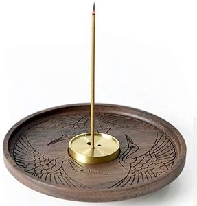 Artisan Hand Carved Wooden Incense Holder Stick Burner With Ash Catcher For Home Office Meditation Incense Holder Zen Home Decor - Product Image 2