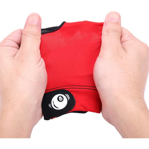Three Finger Snooker Gloves Nylon Spandex Blend Breathable Open Thumb Index Design Pool Cue - Product Image 2