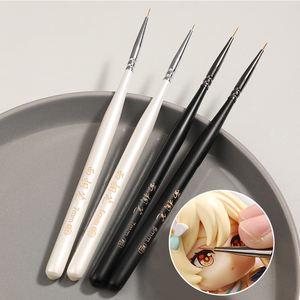 Pincel de Modelado de Madera Ultrafino de Lujo, Pincel Delineador de Nailon Rizado, Maquillaje Profesional para Uñas, Muñecas BJD, Rostro, <span class=keywords><strong>Mandala</strong></span>, Puntillismo, Delineado - Product Image 2