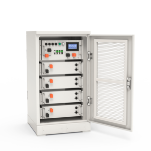 Batterie au lithium LiFePO4 modulaire empilable 102,4 V 100 Ah 200 Ah, système de stockage d'énergie domestique avec BMS intelligent pour applications solaires - Product Image 1