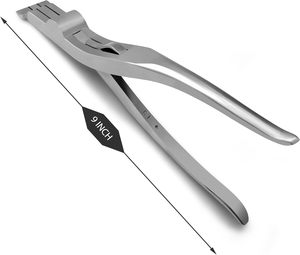 Acero inoxidable de primera calidad y duradero, este esparcidor de tres puntas de 9 pulgadas cuenta con mordazas dentadas con acción de resorte segura. - Product Image 6