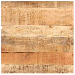 Tavolo Bistrot in Legno Naturale di Media Durata, Legno di Mango Grezzo, Elegante e Resistente - Product Image 3