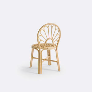 Chaise enfant en rotin tressé à la main, mobilier enfant en rotin naturel, chaise bohème pour chambre d'enfant, siège écologique pour enfants pour salle de jeux - Product Image 3