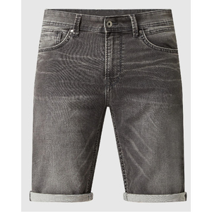 <b>Men's</b> Washed Denim <b>Bermuda</b> <b>Shorts</b> Solid Color Casual Button Fly Mid Waist Cotton Canvas Style Jorts <b>Men</b> Jorts - Product Image 4