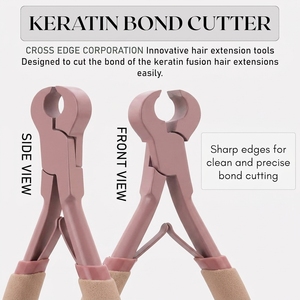 Cortador de Extensiones de Cabello con Punta en U, Removedor Profesional de Queratina, Pinzas de Acero Inoxidable para Uso Comercial y Remoción Segura - Product Image 3