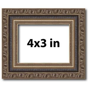 Premium Classic <b>Antique</b> Design Gold Ornate Photo <b>Frame</b> with Carved Border for Elegant Home Living Room And Office Tabletop Decor - Product Image 3