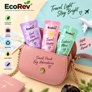 Reusable Spout <b>Pouch</b> Packaging For Personal Care Travel Lightweight Portable Multi Purpose <b>Laminated</b> PP Material - Product Image 4