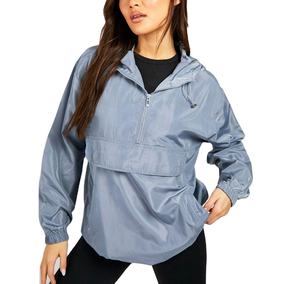 Chaqueta de nailon de talla grande de alta calidad para mujer, Jersey fino transpirable a prueba de viento con cuello levantado, rompevientos, ropa para exteriores - Product Image 3