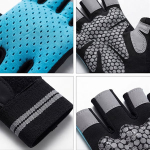 Premium Ergonomic Fit Half Finger Women's Fitness Training Gloves Enhanced Palm Grip Protection Breathable Wholesale Price Glove - Product Image 3