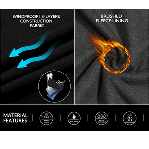 OEM Service Men's Hiking Softshell <b>Jackets</b> Black Color <b>Zipper</b>-Up Outdoor Soft Shell Sporty <b>Jackets</b> <b>With</b> <b>Zipper</b> <b>Pocket</b> Sleeves - Product Image 4