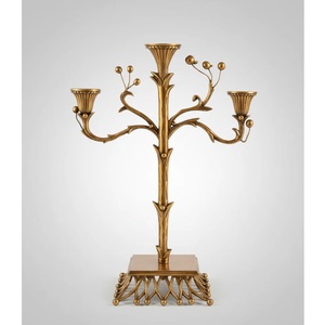 Elegant Handmade Acrylic 5-Arm <b>Candelabra</b> Modern Transparent Wedding Table Centerpiece Home Party Decor Candle Holder - Product Image 5