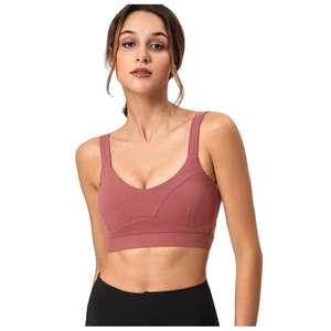 Vêtements de sport grande taille pour femmes en gros : soutien-gorge de sport et haut de yoga XL pour la course à pied avec logo au dos - Product Image 1