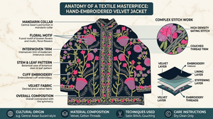 Wholesale Luxury Suzani Embroidered Velvet Jackets Bohemian Floral Statement Outerwear Elegant Winter Artisan <b>Coats</b> For <b>Women</b> - Product Image 6