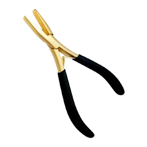 IMANS ENTERPRISES Pince à extensions de cheveux à clipser en acier inoxydable, outil professionnel de salon, modèle IE-HX-0134 - Product Image 1