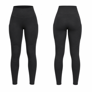 Women Plus Size Premium Quality Breathable CE-Approved Polyester Spandex High Waist Protective Motorcycle Riding Leggings Pant - Product Image 1