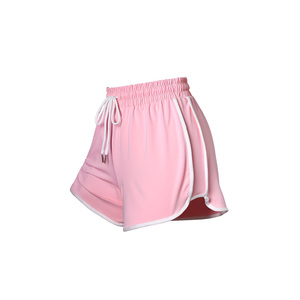 Shorts de jogging à haute élasticité, adaptés à la salle de sport, à la course à pied et à un usage décontracté, légers, avec cordon de serrage, shorts athlétiques pour femmes - Product Image 1