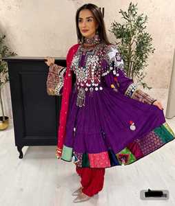 Vestidos Casuales Afganos Recién Llegados, Vestidos Tradicionales Bordados Tribales de Primera Calidad, Moda Femenina al por Mayor - Product Image 5