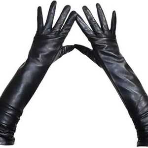 Guantes de vestir de cuero sin forro para mujer, moda de invierno / Guantes de vestir de cuero sin forro para hombre, invierno / Nuevos guantes de vestir de cuero - Product Image 1