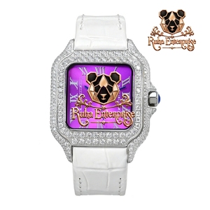 Reloj de pulsera para hombre con acabado de caja en contraste y correa de silicona - Product Image 2