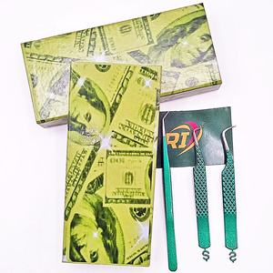 Pince à épiler en acier inoxydable légère et écologique, à prise ferme et lisse, pour manucure et extensions de cils, antistatique - Product Image 4