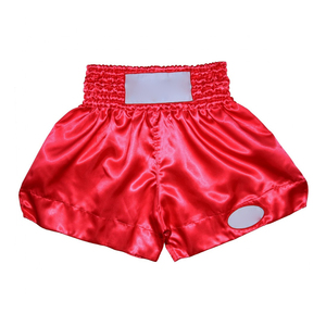 Hot Selling Men's Custom Logo Solid Eco-Friendly Muay Thai MMA Fight Training Shorts - Product Image 1