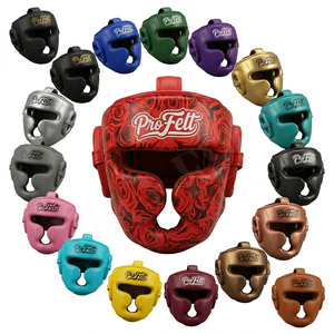Customized Digital Printed Boxing <b>Head</b> Guard Protective MMA Sparring Helmet for Men Women Kickboxing Muay Thai <b>Training</b> Gear Pad - Product Image 1