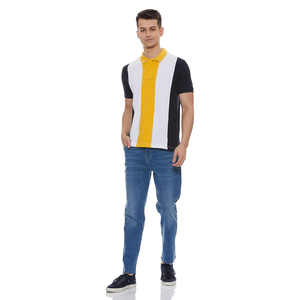 Polo brodé décontracté pour homme, grande taille, 100 % coton, combinaison de couleurs, manches courtes, style sport, vente en gros, collection America - Product Image 3