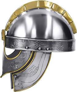 Casco Vikingo Medieval de Alta Calidad – Armadura de Caballero Cruzado Hecha a Mano, Casco de Acero de Guerrero Normando en Venta, para Reenactamiento - Product Image 3
