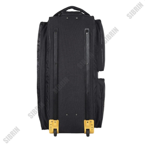 Sac de sport à roulettes SIBRIN noir uni, grande capacité, tissu résistant à l'eau, pour bâtons et équipement de cricket - Product Image 5