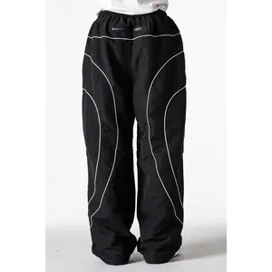 Conjunto Deportivo Personalizado de Alta Calidad, Chaqueta y Pantalones Impermeables Reflectantes de Nailon para Exteriores, Traje Deportivo para Hombre - Product Image 6