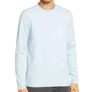 T-shirts à manches longues personnalisés pour hommes, vente en gros, logo personnalisé imprimé et t-shirt à manches longues en coton oversize pour hommes - Product Image 1