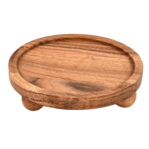 Support de Présentation en Bois d'Acacia pour Plantes, Socle Vintage pour Salle de Bain, Organisateur Écologique pour Savon, Bougies et Parfums - Product Image 5