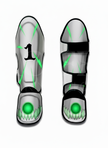 Protections de pieds en cuir PU personnalisées pour le Muay Thai, protège-tibias durables pour le kickboxing, le MMA et la boxe, vente en gros - Product Image 6