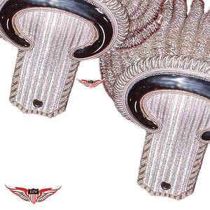 KEW Epaulettes de Hombro Trenzados con Pedrería, Estilo Vintage, Ecológicos, Personalizables, Accesorio de Vestir de Lujo y Duradero - Product Image 3