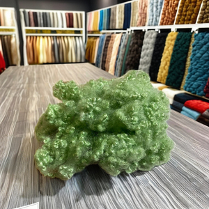 15D HCS Green Recyclable Grade 100% Polyester Staple Fibers GRS Certified OEKO-<b>TEX</b> Flame Retardant for Home Textiles Soft Toys - Product Image 1