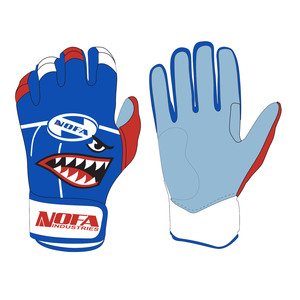 NOFA INDUSTRIES Batting Gloves Pink Ambidextrous <b>Hook</b> And Loop Closure Fashionable Training Glove - Product Image 5