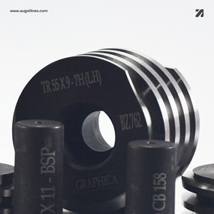 Metric Trapezoidal Thread Ring <b>Gauge</b> GO NOGO Tr Thread 7e DIN 103 ISO 2903 OHNS Hardened Steel Precision Inspection <b>Gauge</b> - Product Image 3