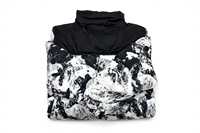 Blouson matelassé Whiteaura International à imprimé abstrait, entièrement zippé, chaud, imperméable, respirant, en toile, vêtement d'extérieur d'hiver, coupe classique