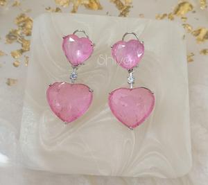 Exclusivos Pendientes de Latón Plateado con Moissanita de Primera Calidad, Hermosos Pendientes Kundan para Mujeres y Niñas, Ideales para Vestidos de Noche y Fiestas - Product Image 3