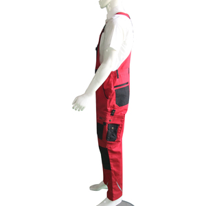 Pantalones de Seguridad Fluorescentes con Tirantes, Overoles con Cinta Reflectante, Ropa de Trabajo de Alta Visibilidad para Hombre, Overoles Resistentes con Tirantes - Product Image 5