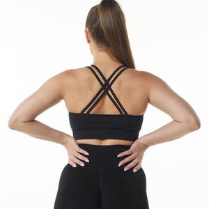 Custom Women's Yoga Set Seamless Breathable Sports Bra High Waist Leggings Polyester/Cotton 2-Piece Set OEM ODM Wholesale - Product Image 1