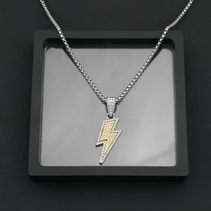 Collar con Colgante Hip Hop de Lujo en Oferta, con Piedras de Moissanita, Joyería de Moda Unisex, Precio Competitivo - Product Image 4